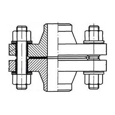 Простое изолирующее фланцевое соединение (ИФС)