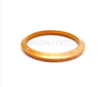 Шайба медная для форсунки M17.3 x 21.3 x 2