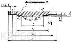 Заглушка фланцевая исполнение 2 Заглушка фланцевая исполнение 2